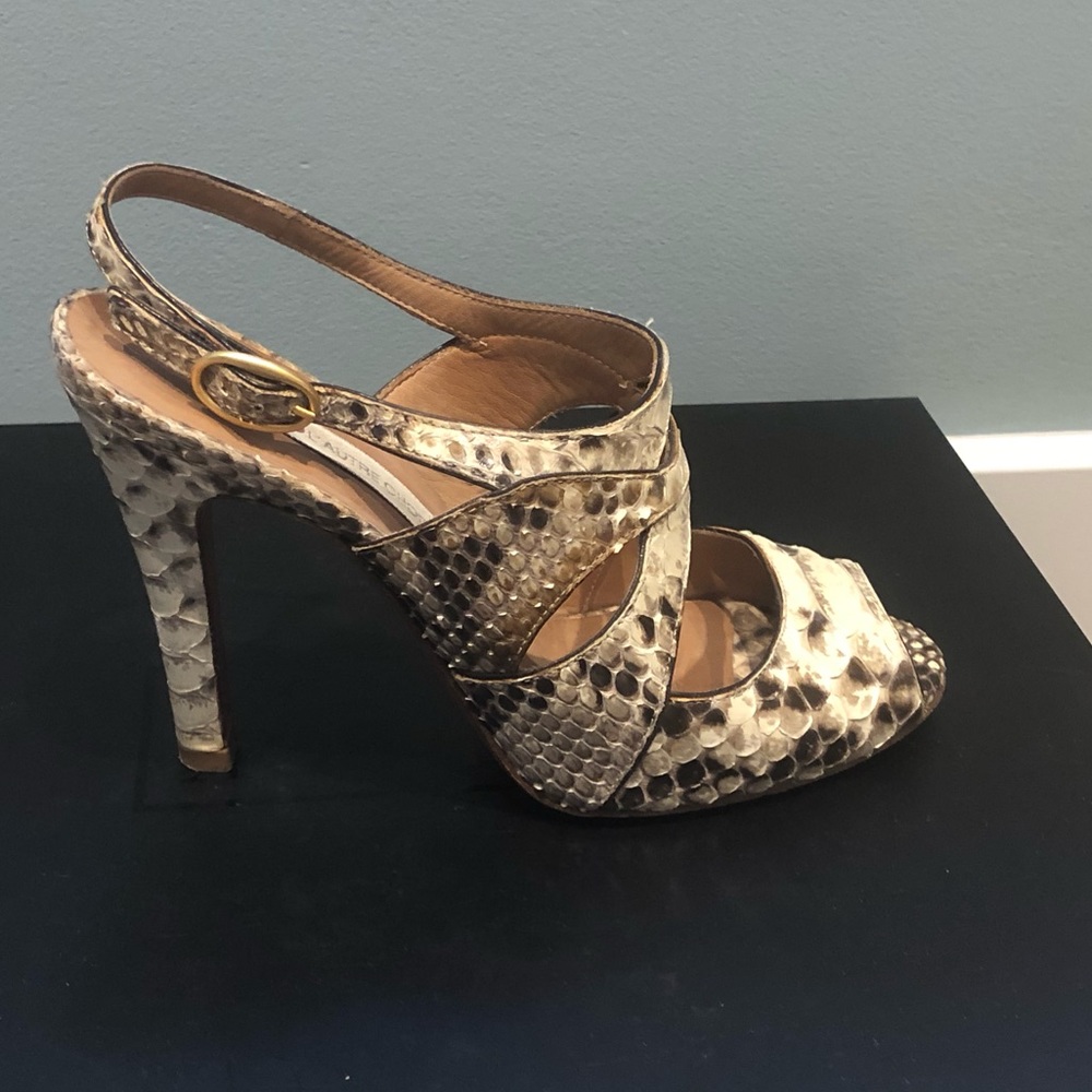 Gorgeous L’autre Chose Python Sandals - image 3